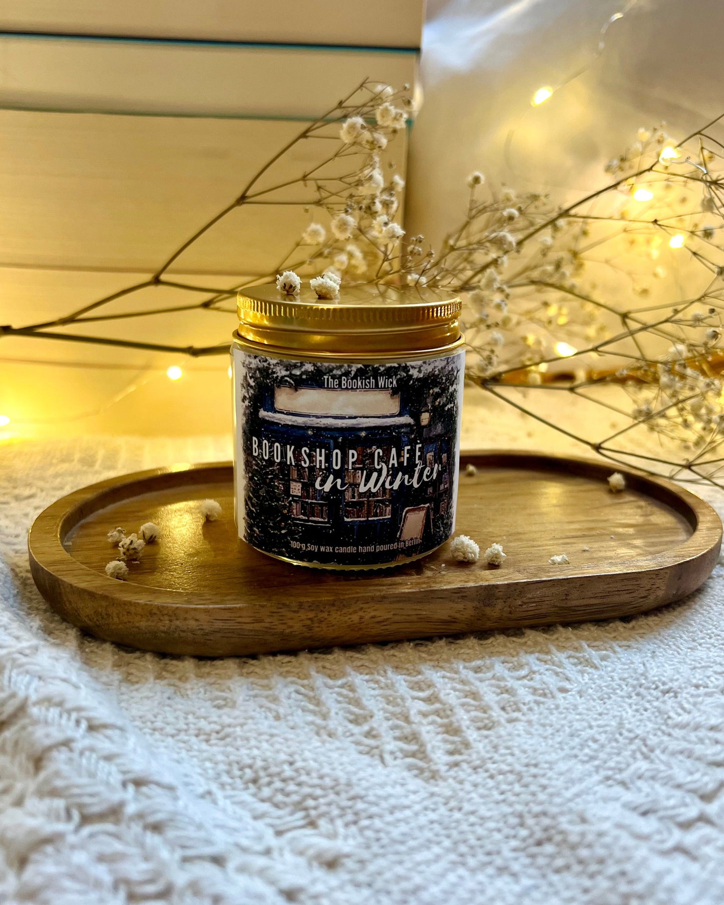 Sojawachskerze - Bookshop Café in Winter - 120 ml