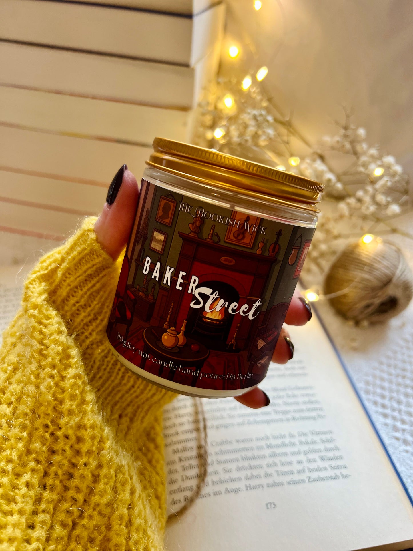 Sojawachskerze - Baker Street - 210g