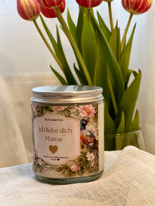 Geschenk zum Muttertag - Sojawachskerze 4 - 210 g