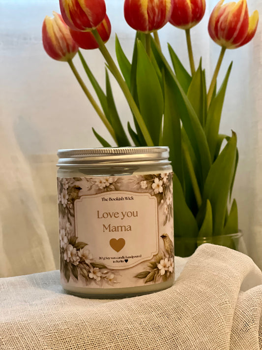 Geschenk zum Muttertag - Sojawachskerze 2- 210 g