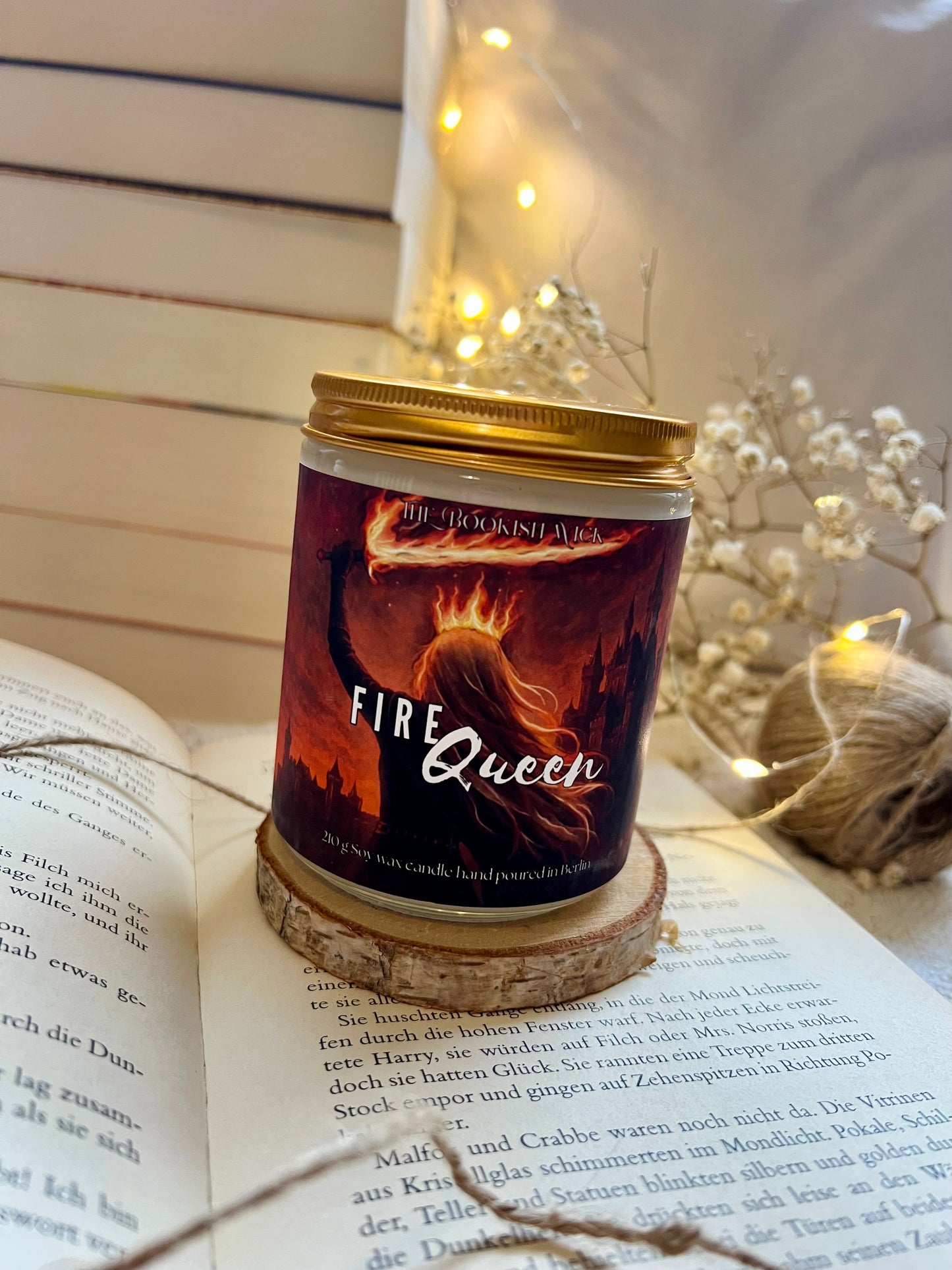 Sojawachskerze - Fire Queen - 210 g