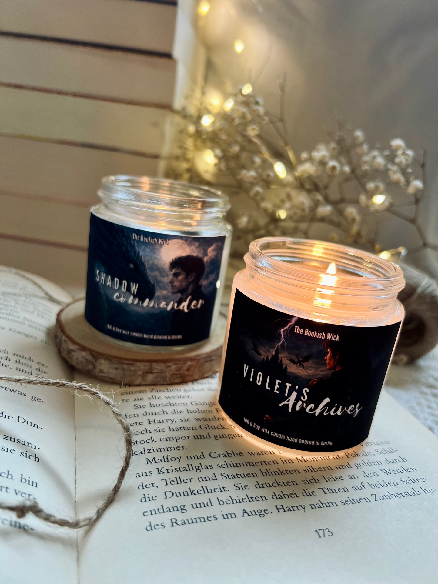 Sojawachskerze - Violet’s Archives - 120 ml