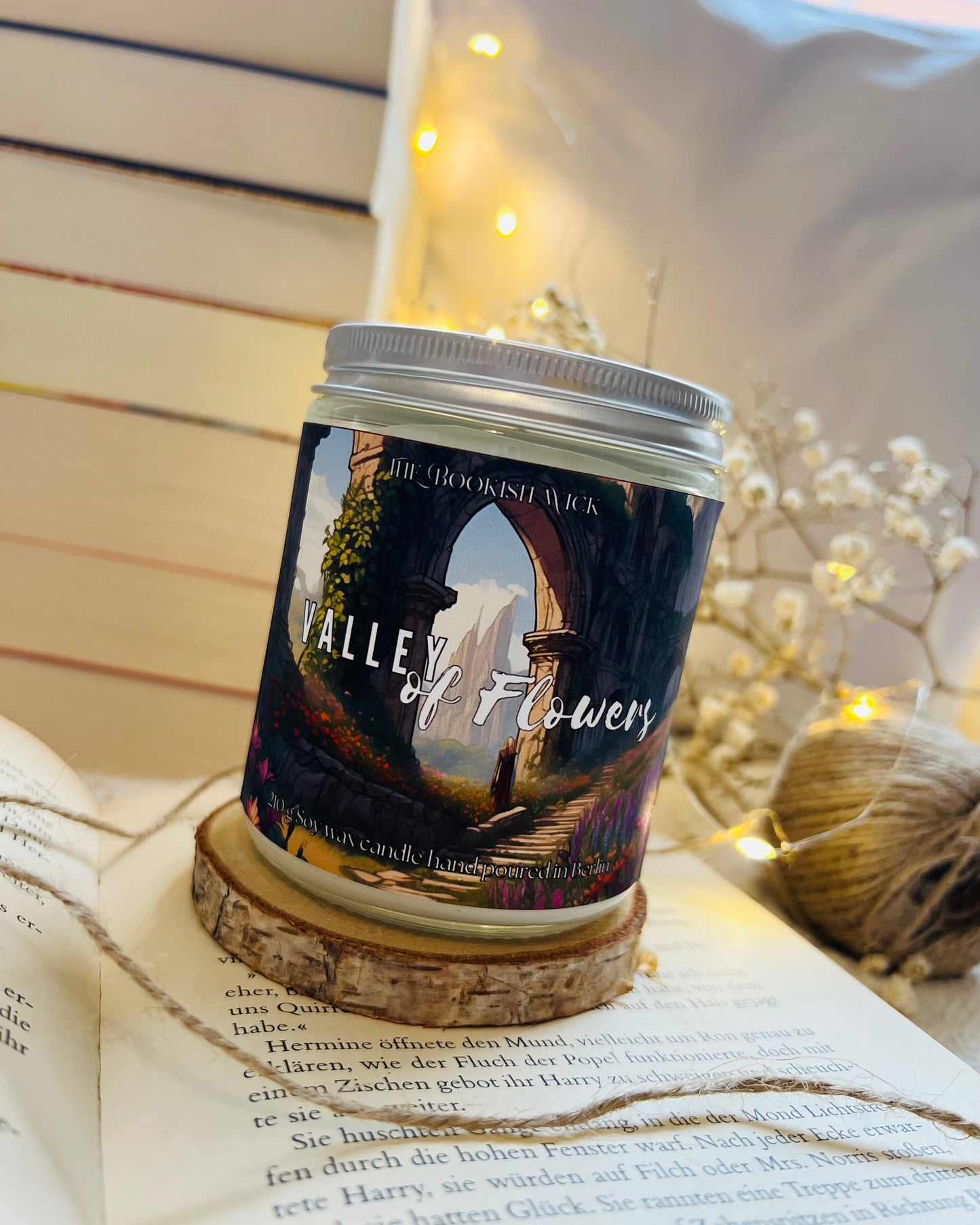 Sojawachskerze - Valley of Flowers - 210g