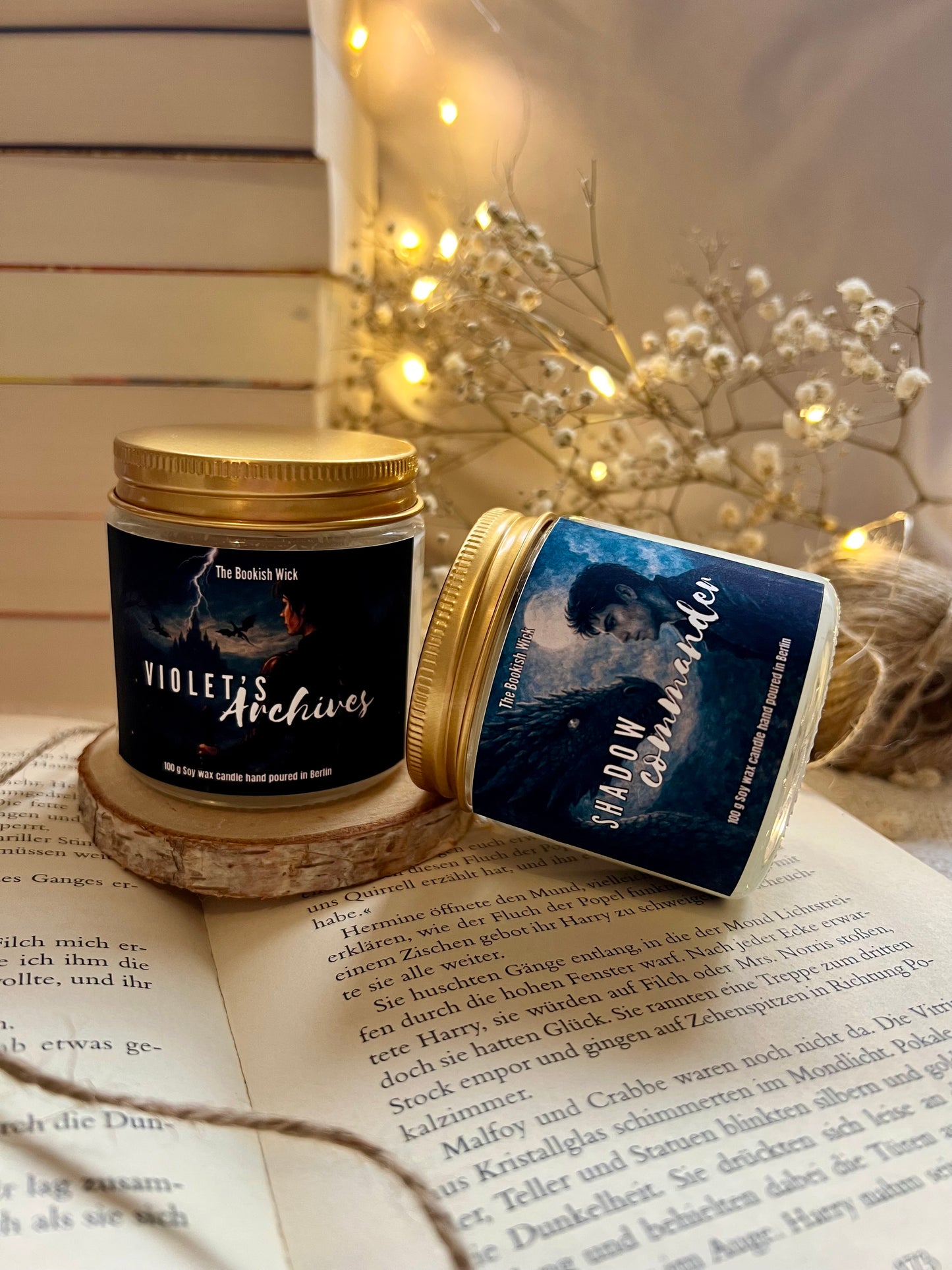 Sojawachskerze - Violet’s Archives - 120 ml