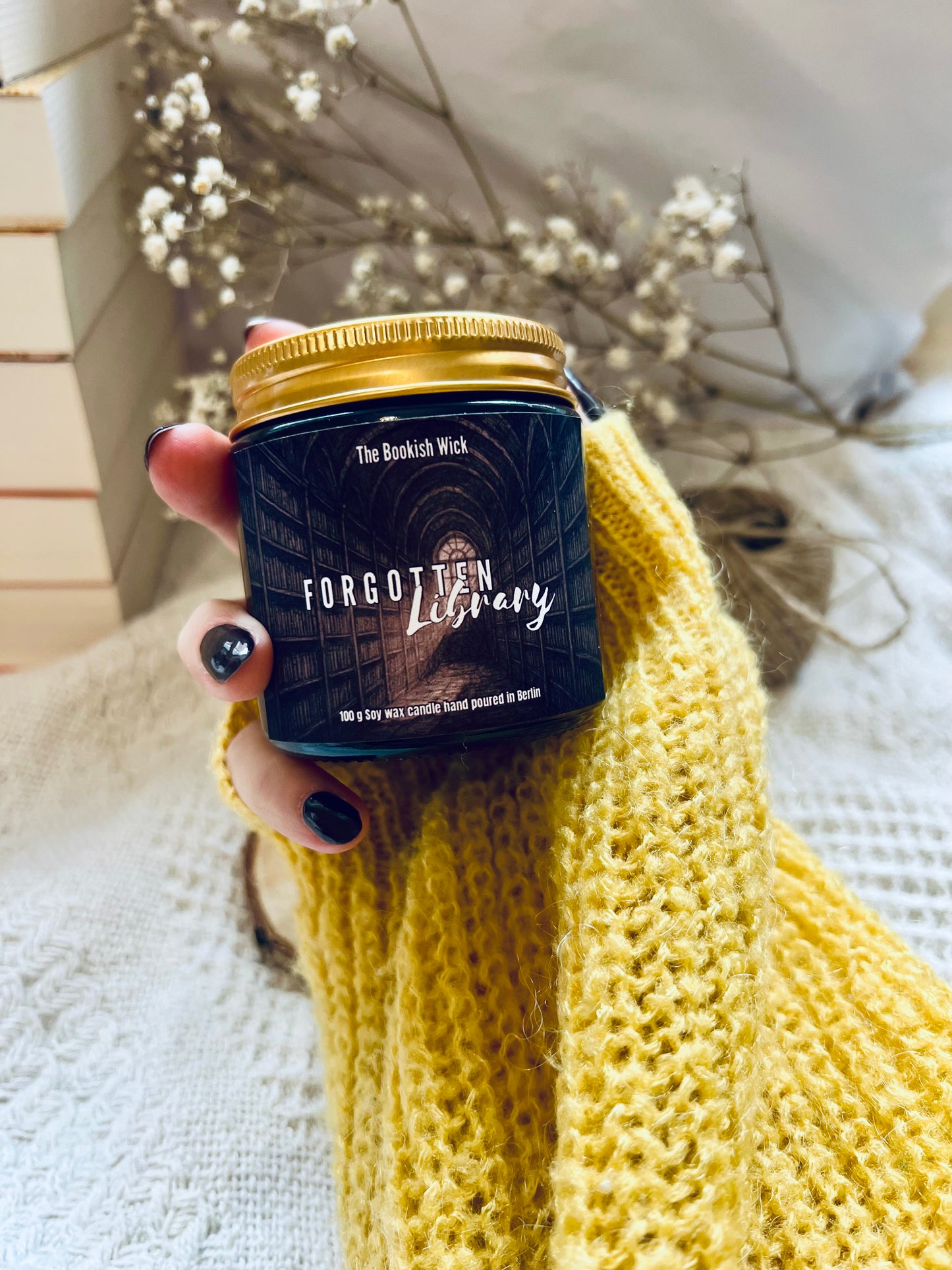 Sojawachskerze - Forgotten Library - 120 ml