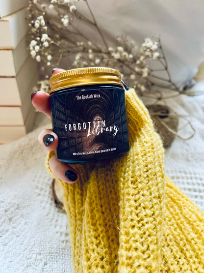 Sojawachskerze - Forgotten Library - 120 ml