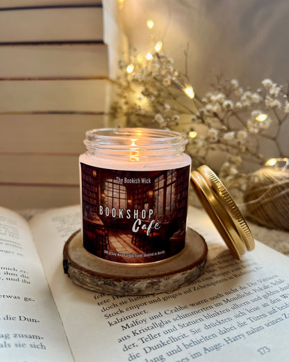 Sojawachskerze - Bookshop Café - 120 ml