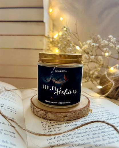 Sojawachskerze - Violet’s Archives - 120 ml