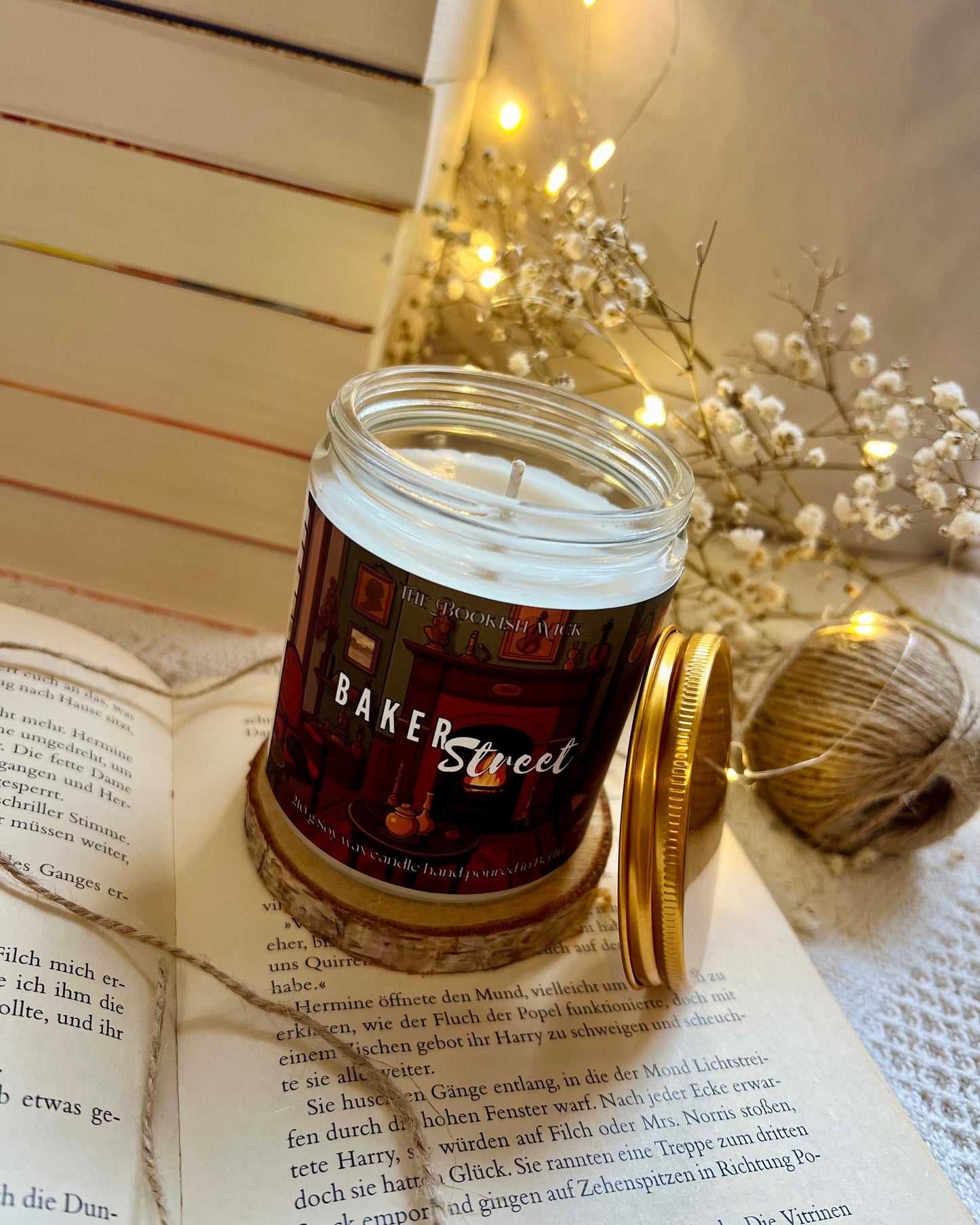 Sojawachskerze - Baker Street - 210g