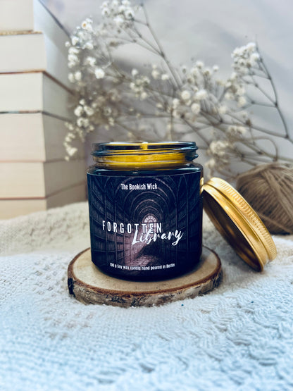 Sojawachskerze - Forgotten Library - 120 ml