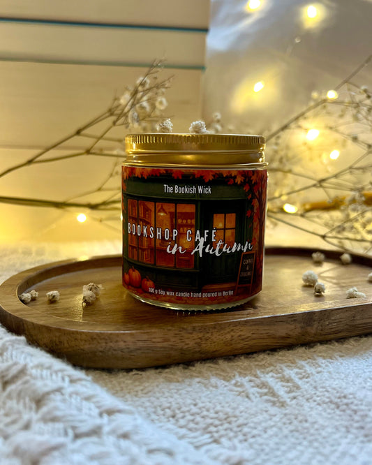 Sojawachskerze - Bookshop Café in Autumn - 120 ml