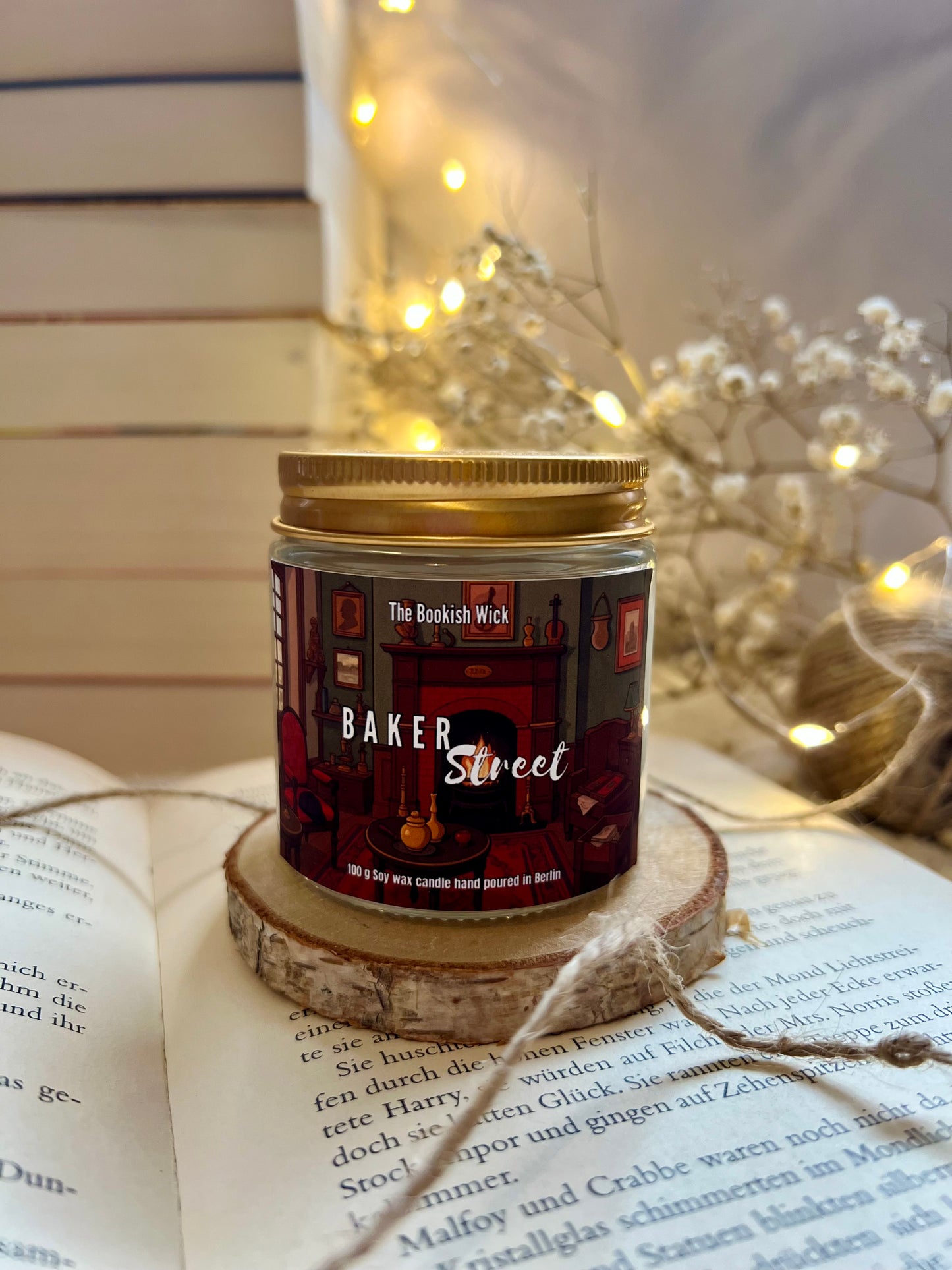 Sojawachskerze - Baker Street - 120 ml