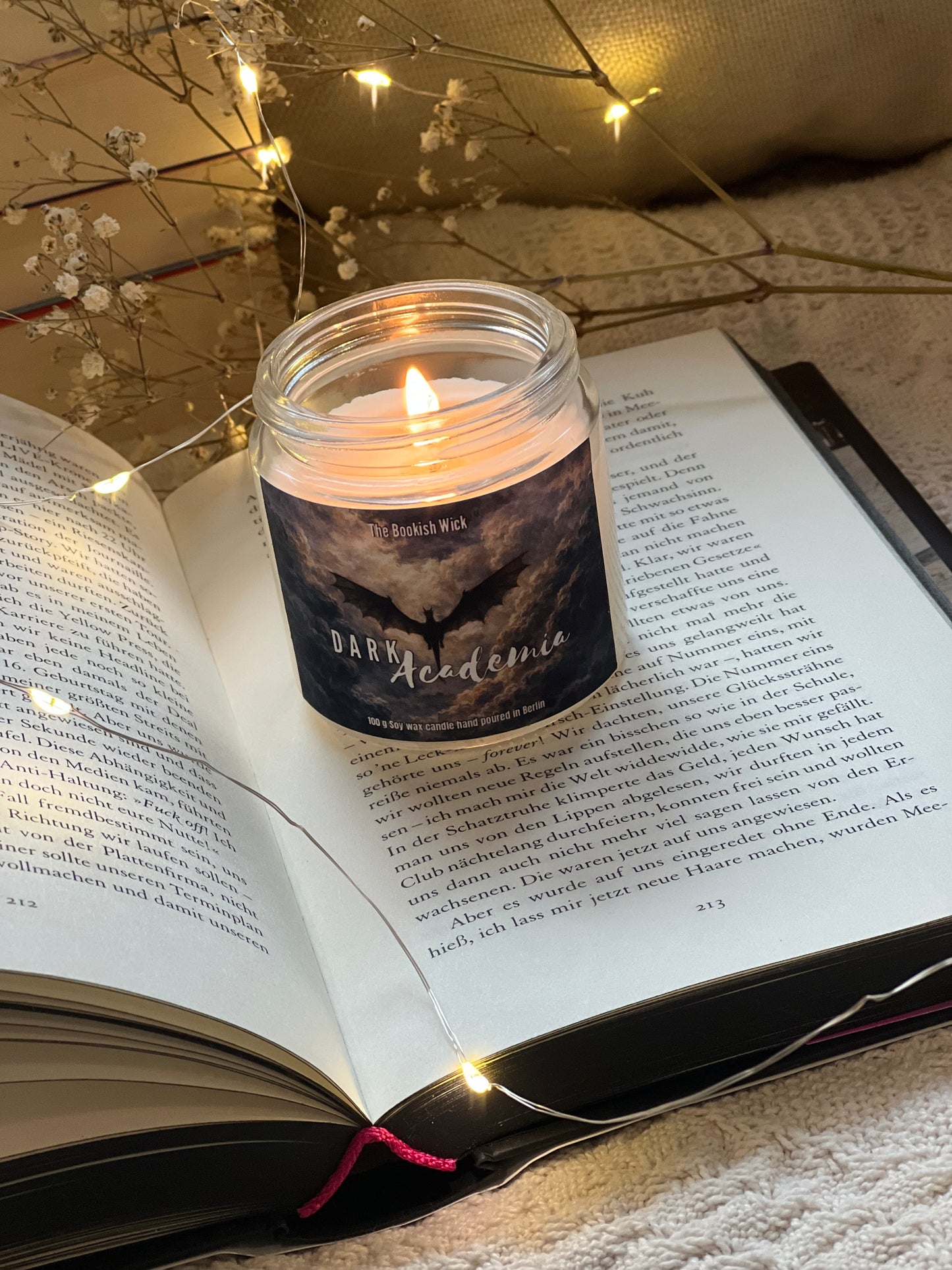 Sojawachskerze - Dark Academia - 250 ml