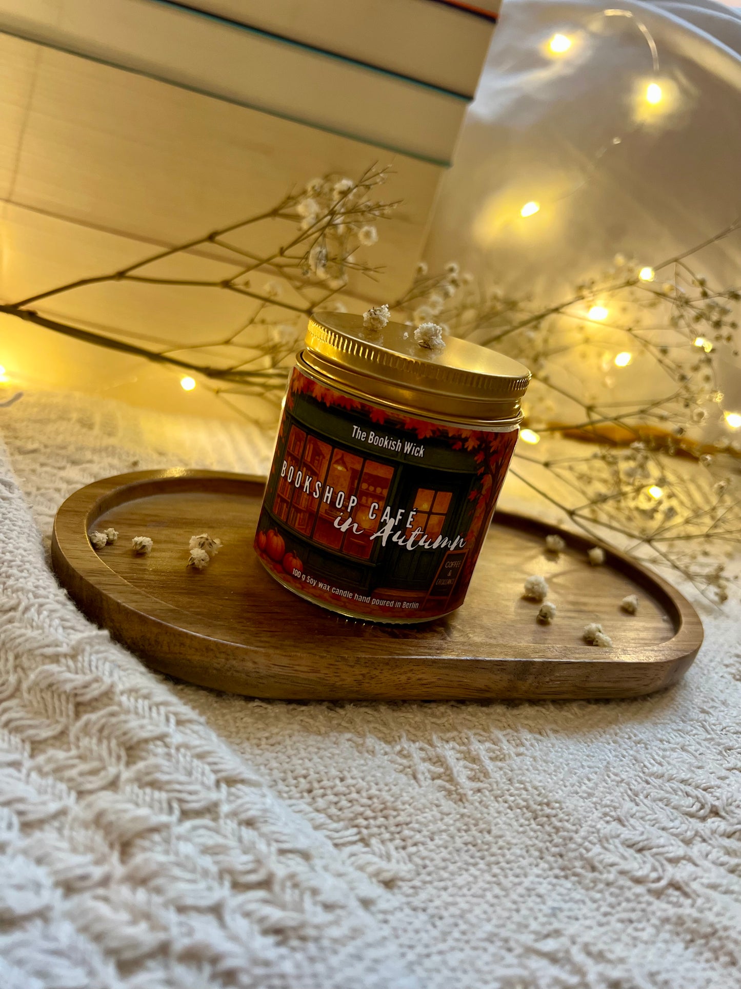 Sojawachskerze - Bookshop Café in Autumn - 120 ml