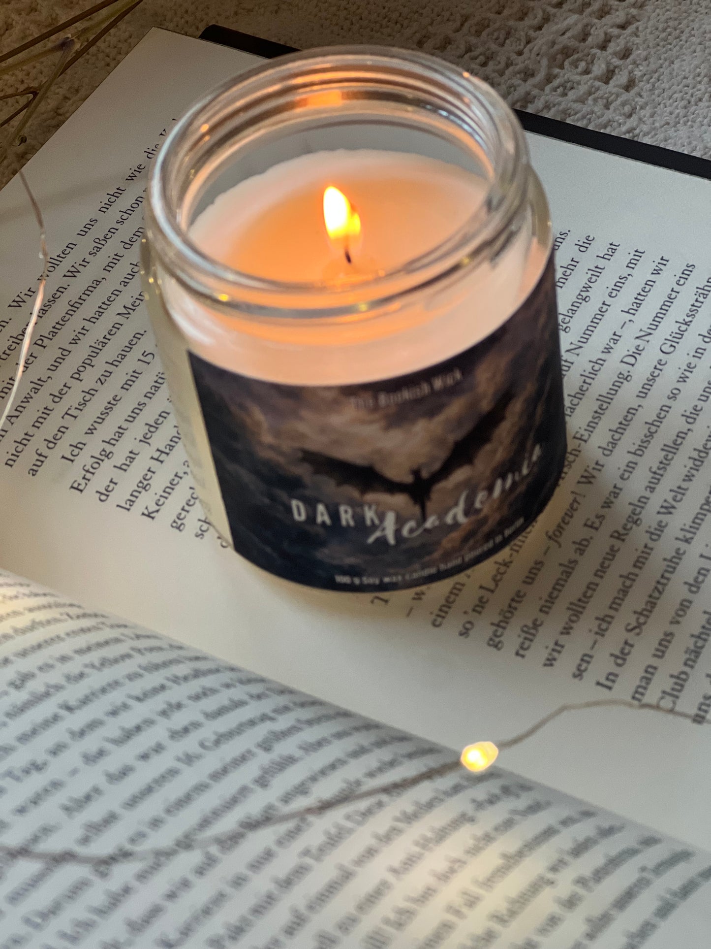 Sojawachskerze - Dark Academia - 250 ml