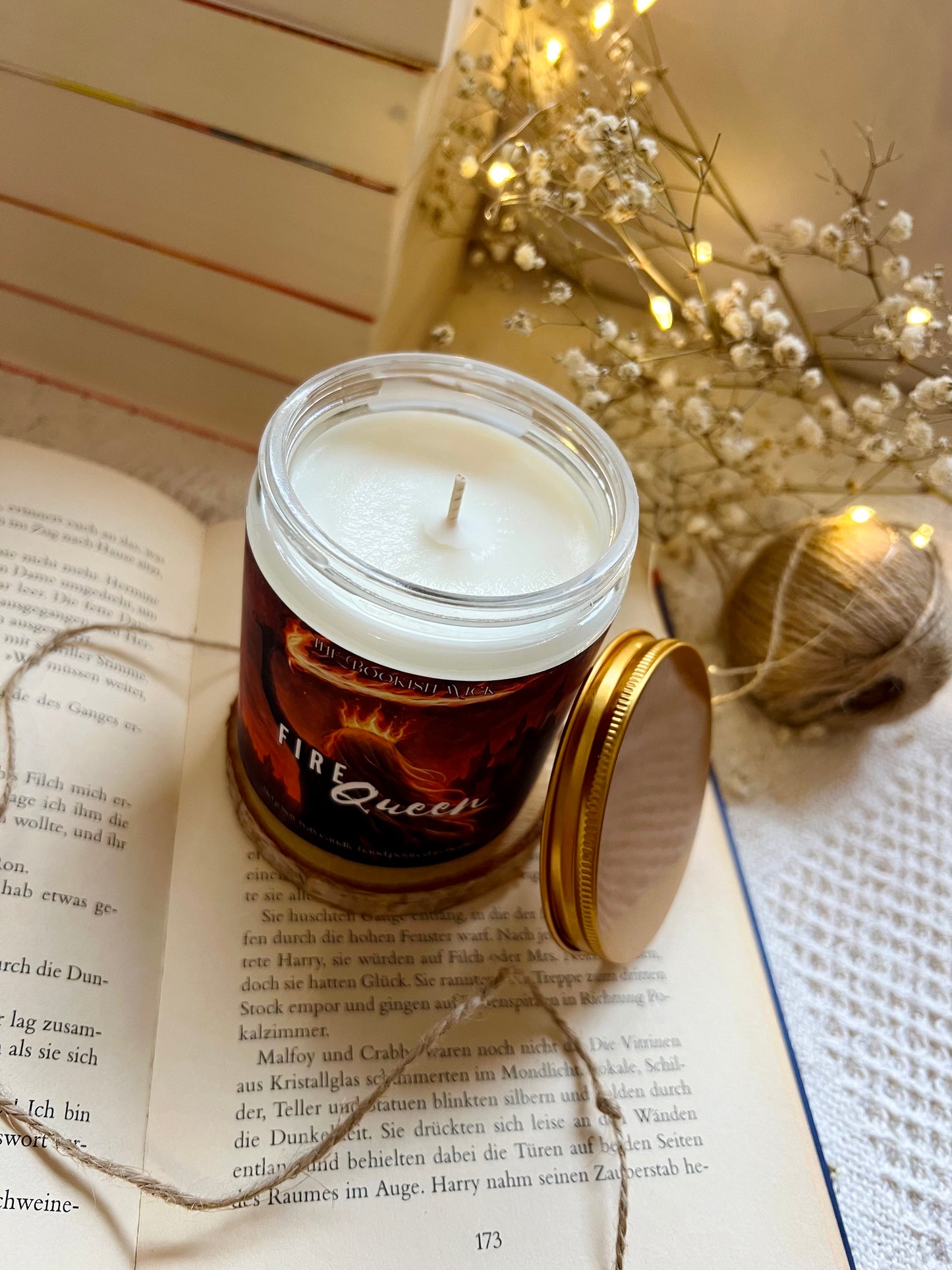 Sojawachskerze - Fire Queen - 210 g