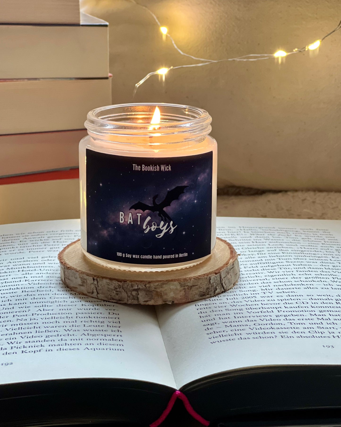 Sojawachskerze - Bat Boys - 250 ml