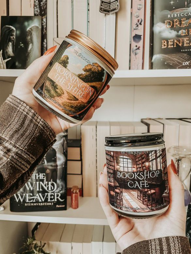 Sojawachskerze - Bookshop Café - 210 g